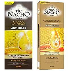  Tío Nacho Antiqueda Anti-Idade – Kit shampoo + condicionador, 415 ml